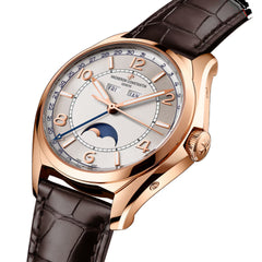 Fiftysix complete calendar 4000E/000R-B438 40 mm Pink Gold