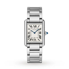 Cartier Tank Must Large Model, Quartz Movement, Steel 33.7mm X 25.5mm