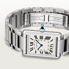 Cartier Tank Must Large Model, Quartz Movement, Steel 33.7mm X 25.5mm