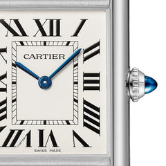 Cartier Tank Must Large Model, Quartz Movement, Steel 33.7mm X 25.5mm