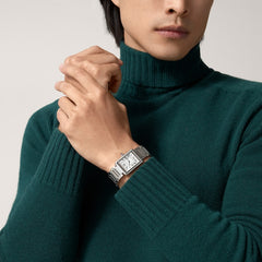 Cartier Tank Must Large Model, Quartz Movement, Steel 33.7mm X 25.5mm