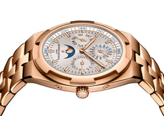 Overseas perpetual calendar ultra-thin 4300V/220R-B064 41.5 mm Pink Gold