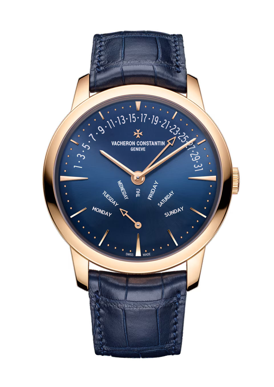 Patrimony retrograde day-date 4000U/000R-B516 42.5 mm Pink Gold