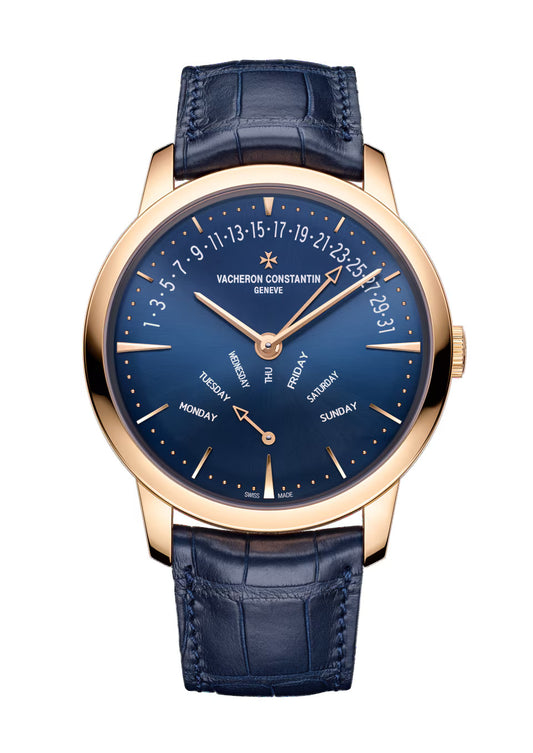 Patrimony retrograde day-date 4000U/000R-B516 42.5 mm Pink Gold