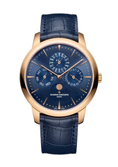 Patrimony perpetual calendar ultra-thin 43175/000R-B519 41 mm Pink Gold