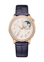 Égérie moon phase 8005F/000R-B498 37 mm Pink Gold