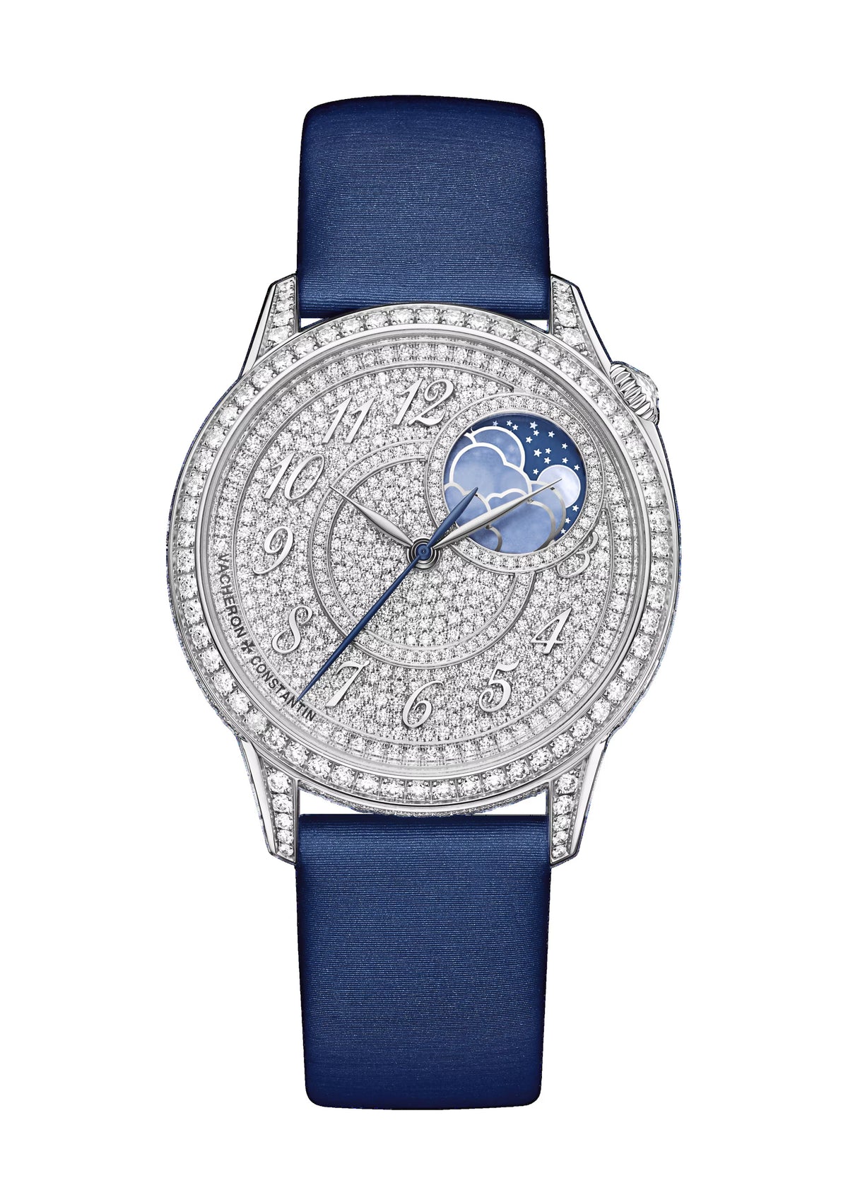 Égérie moon phase 8006F/000G-B499 37 mm White Gold