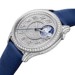 Égérie moon phase 8006F/000G-B499 37 mm White Gold