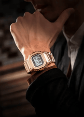 G-Shock GMWB5000GD-4 Rose Gold Full Metal Square