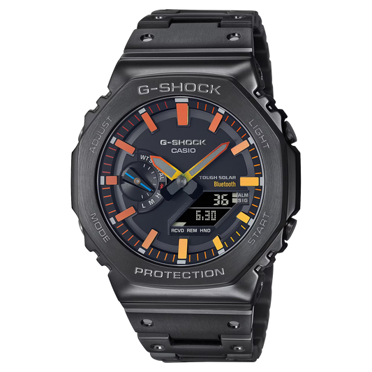 G-Shock GMB2100BPC-1A Full Metal Spectrum Rainbow Black Octagon