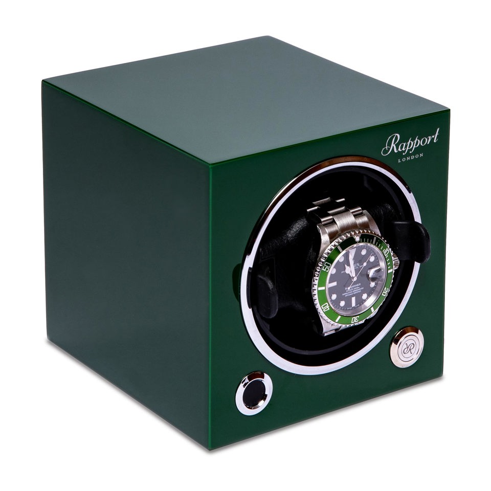 Evo Single Watch Winder - Racing Green EVO44