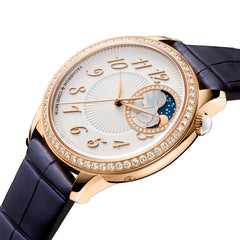 Égérie moon phase 8005F/000R-B498 37 mm Pink Gold