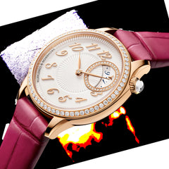 Égérie quartz 1205F/000R-B622 30 mm Pink Gold