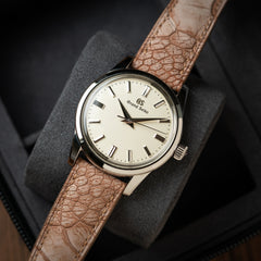 Nubuck Kango Tabac Ostrich Leg Signature Strap