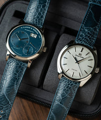 Delugs Blue Jean Ostrich Leg Signature Strap