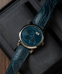 Delugs Blue Jean Ostrich Leg Signature Strap