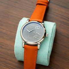 Orange Saffiano Signature Strap