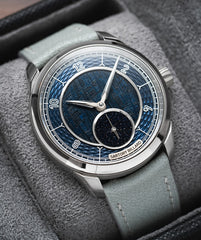 Delugs Light Grey Chevre Slim Strap