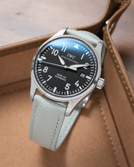 Light Grey Rubberised Leather (Togo) Signature Strap