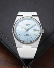 White CTS Rubber Strap for Tissot PRX
