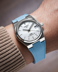 Baby Blue CTS Rubber Strap for Tissot PRX