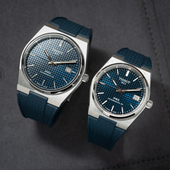 Navy CTS Rubber Strap for Tissot PRX
