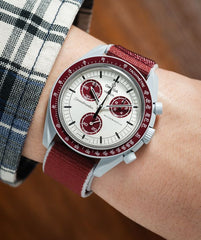 Delcro Maroon/Light Grey