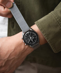 Delugs Delcro Grey Fabric Strap