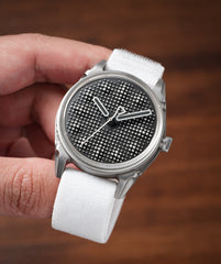Delugs Delcro White Fabric Strap