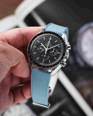 Baby Blue Mosaic Rubber CTS Strap