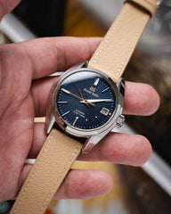 Sand Chevre Slim Strap