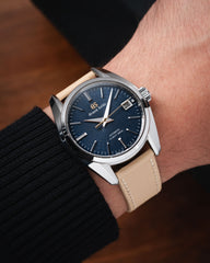 Sand Chevre Slim Strap
