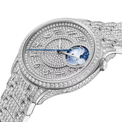 Égérie moon phase jewellery 8016F/127G-B499 37 mm White Gold