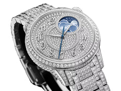 Égérie moon phase jewellery 8016F/127G-B499 37 mm White Gold