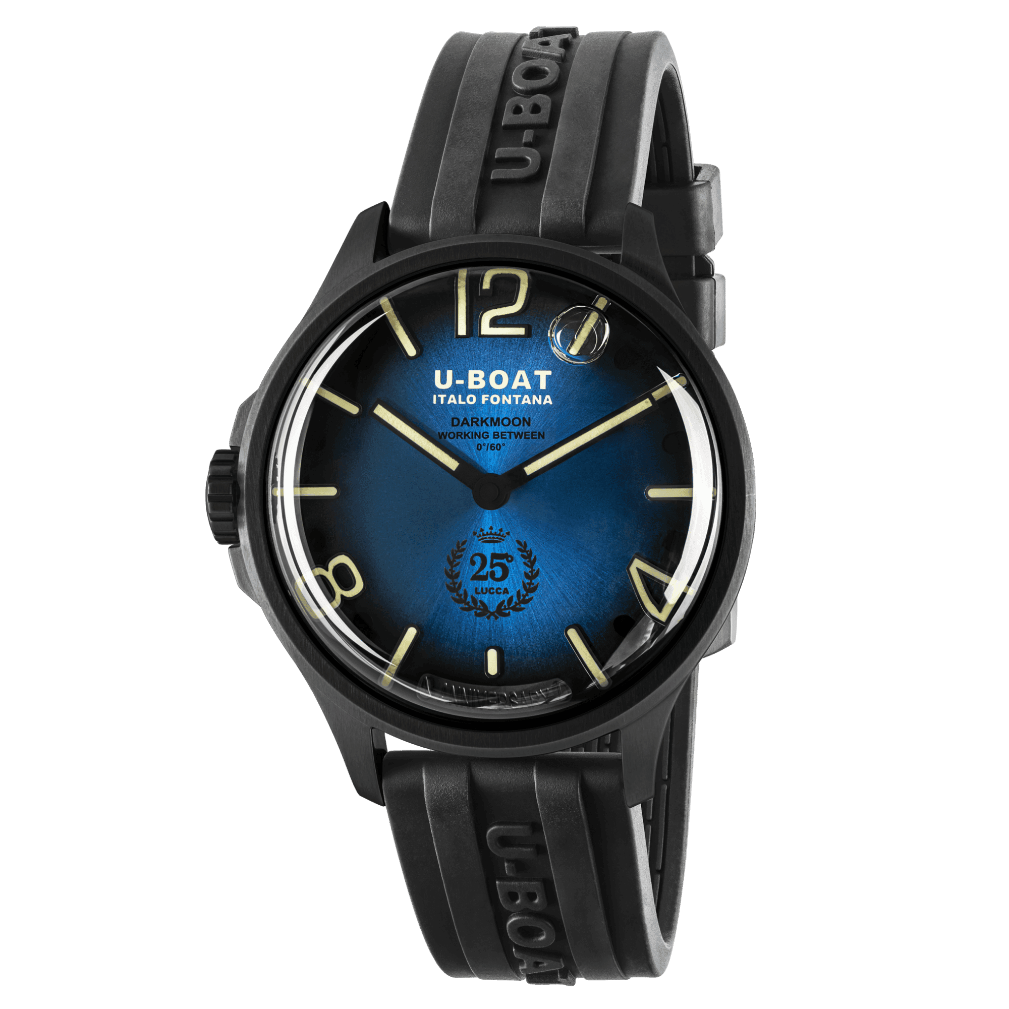 U-Boat Darkmoon 25° Blue Soleil Pvd 2028