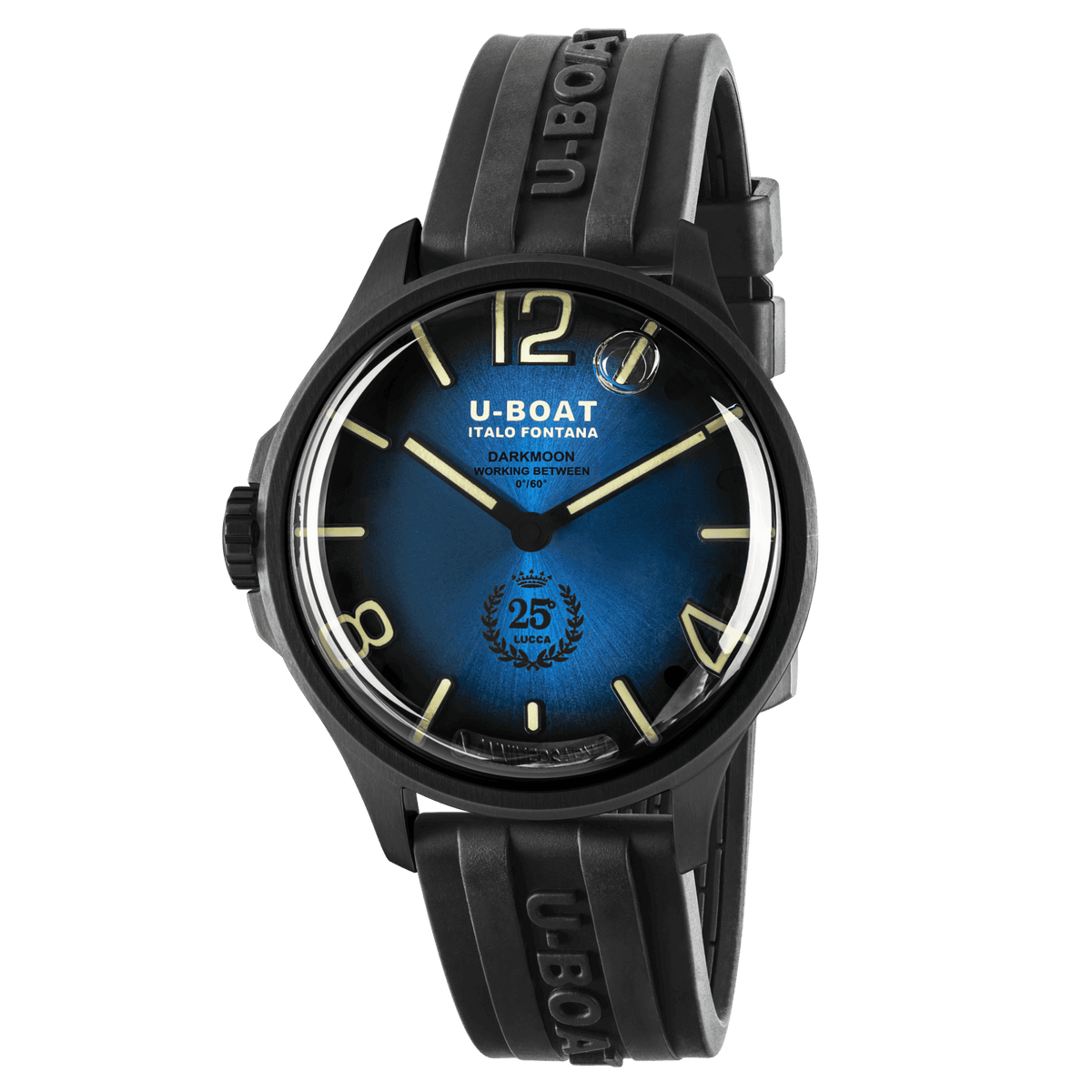 U-Boat Darkmoon 25° Blue Soleil Pvd 2028
