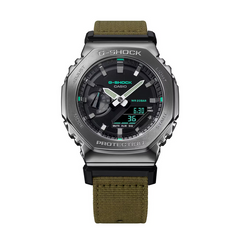 G-Shock GM2100CB-3A Utility Metal Analog-Digital Casioak Green