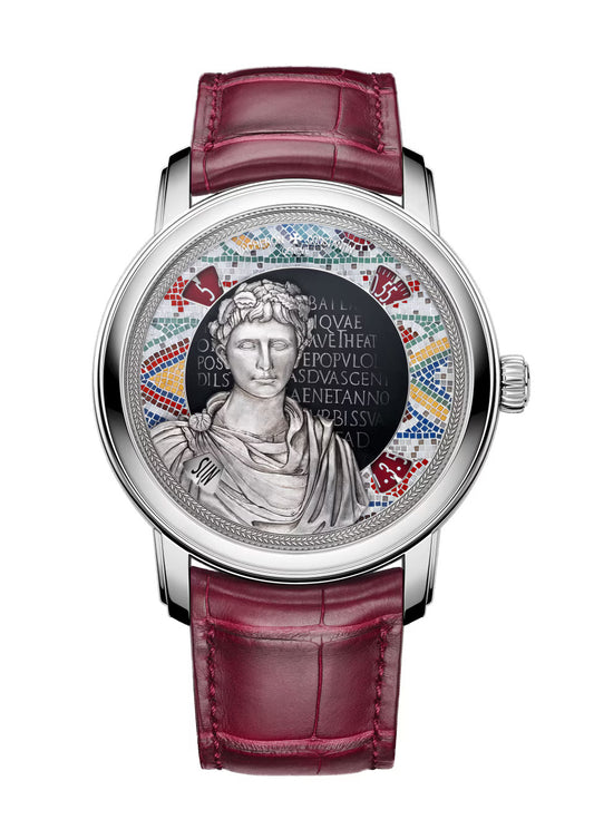 Métiers d'Art Tribute to great civilisations - Buste d'Auguste 7620A/000G-B929 42 mm White Gold