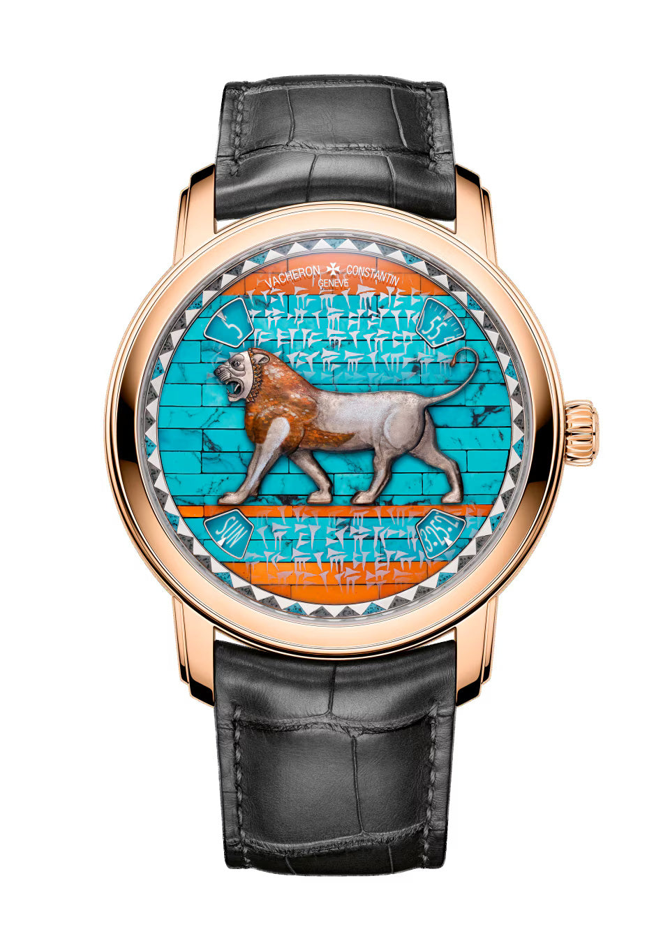 Métiers d'Art Tribute to great civilisations - Lion de Darius 7620A/000R-B926 42 mm Pink Gold