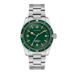 Caravelle Sea Hunter Green Dial Automatic 39mm Vintage 43B179