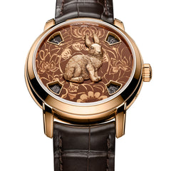 Métiers d'Art The legend of the Chinese zodiac - year of the rabbit 86073/000R-B933 40 mm Pink Gold