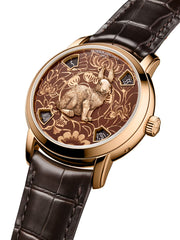 Métiers d'Art The legend of the Chinese zodiac - year of the rabbit 86073/000R-B933 40 mm Pink Gold