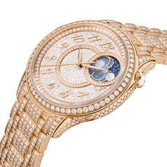 Égérie moon phase jewellery 8016F/127R-B977 37 mm Pink Gold