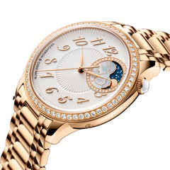 Égérie moon phase 8005F/120R-H002 37 mm Pink Gold