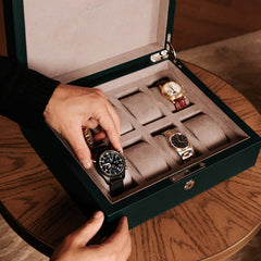 Vantage Eight Watch Box - Green L437