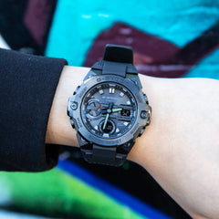 G-Shock GSTB400BB-1A G-STEEL Electric Sophistication Black IP