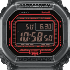 G-Shock DWB5600G-1 Digital Toughness Bluetooth Translucent Black