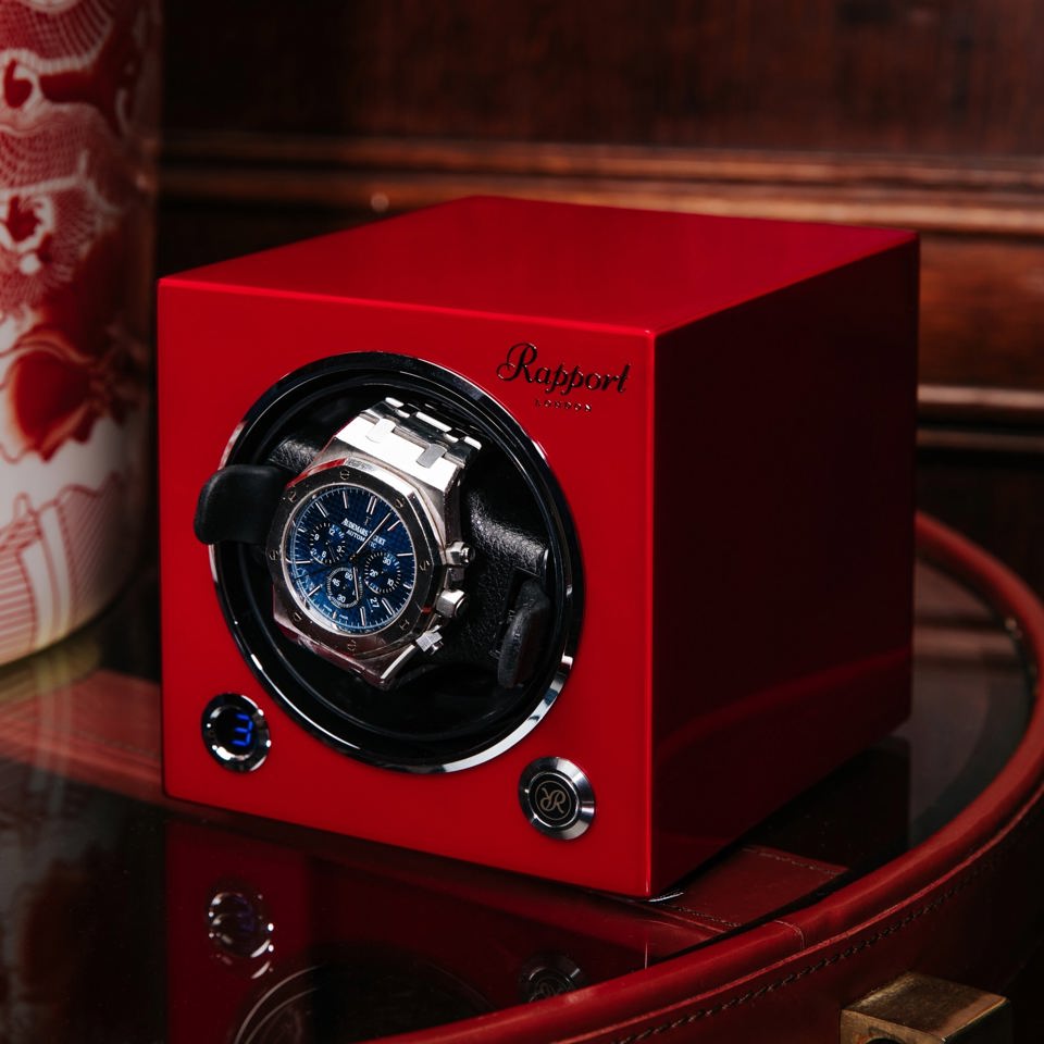 Evo Single Watch Winder - Crimson Red EVO43