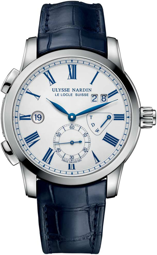 Ulysse Nardin Classic Dual Time 42mm Mens Watch 3243-132