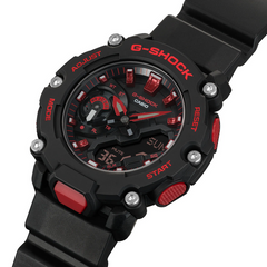 G-Shock GA2200BNR-1A Ignite Red Line Ana-Digi Black Red